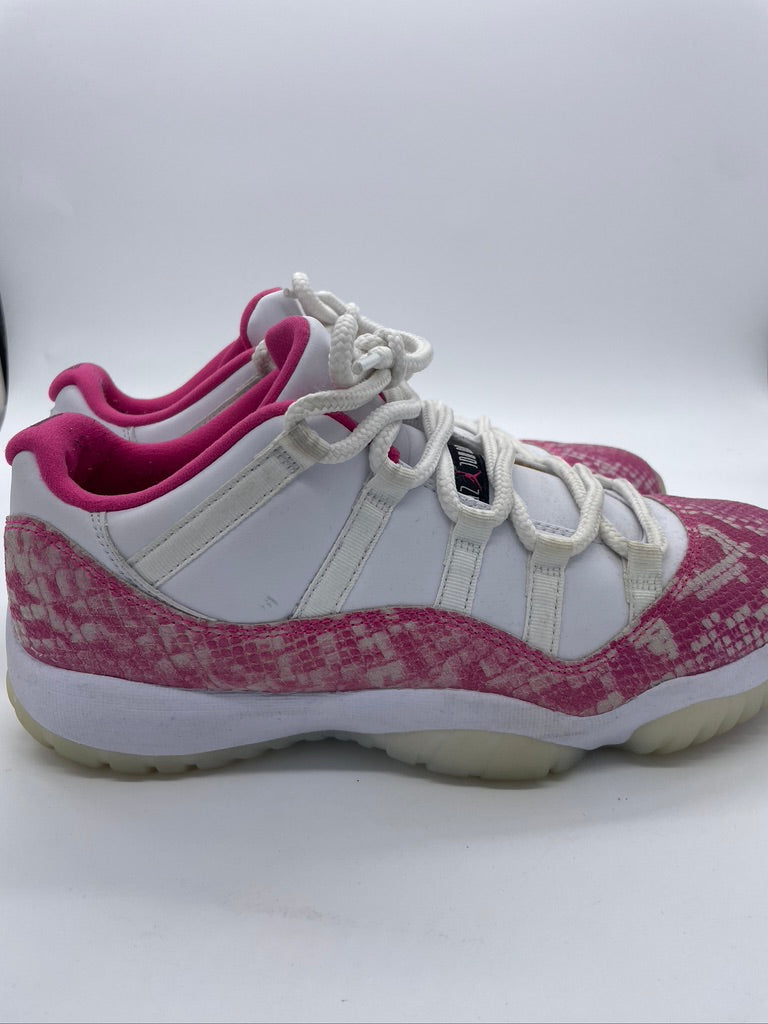 Used Wmns Air Jordan 11 Low Retro 'Pink Snakeskin' Sz Wmns 11