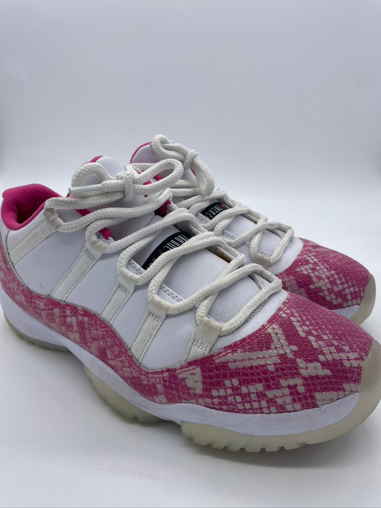 Used Wmns Air Jordan 11 Low Retro 'Pink Snakeskin' Sz Wmns 11