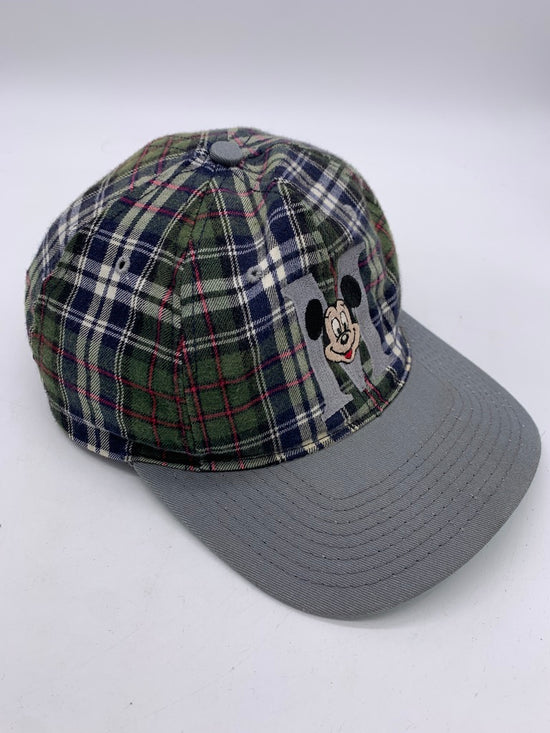 VTG Mickey Mouse Plaid Snapback