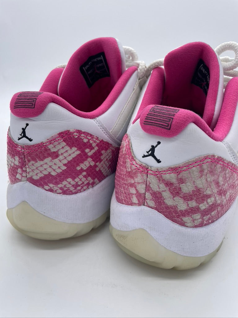 Used Wmns Air Jordan 11 Low Retro 'Pink Snakeskin' Sz Wmns 11