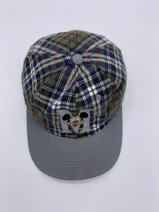 VTG Mickey Mouse Plaid Snapback