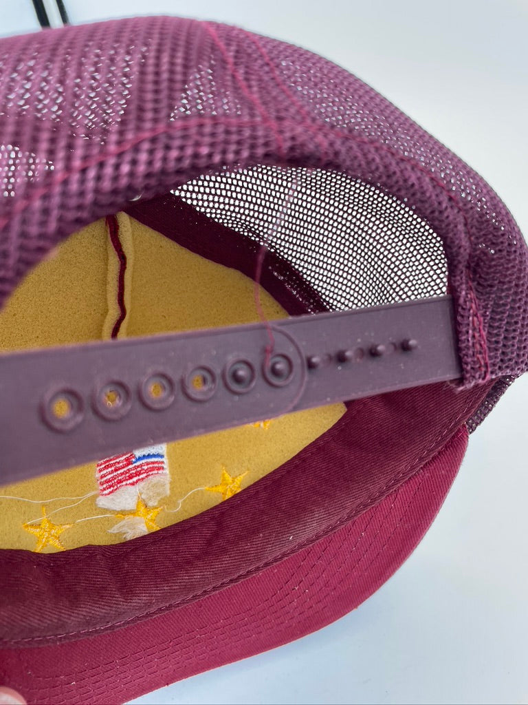 VTG Washington DC Maroon Trucker Hat