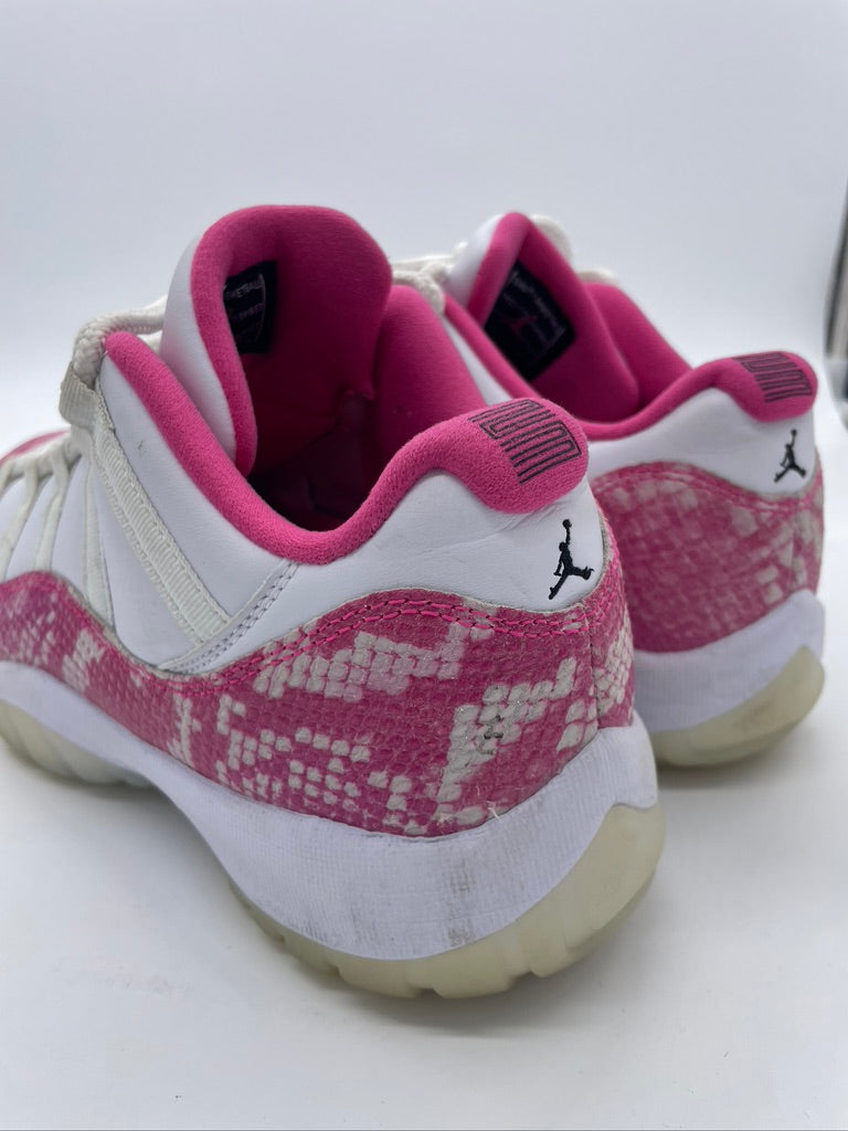 Used Wmns Air Jordan 11 Low Retro 'Pink Snakeskin' Sz Wmns 11