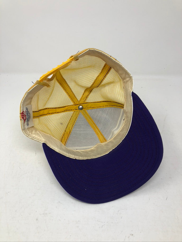 VTG 80s Lipscomb Bison Booster Trucker Hats