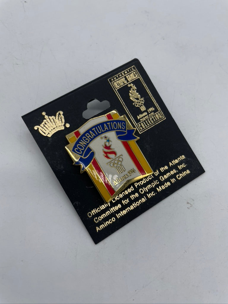 VTG Atlanta 1996 Congratulations Banner Pin