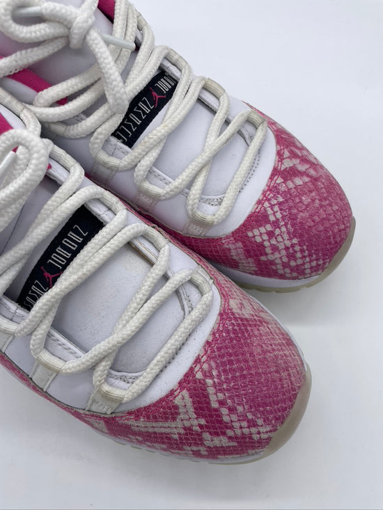 Used Wmns Air Jordan 11 Low Retro 'Pink Snakeskin' Sz Wmns 11