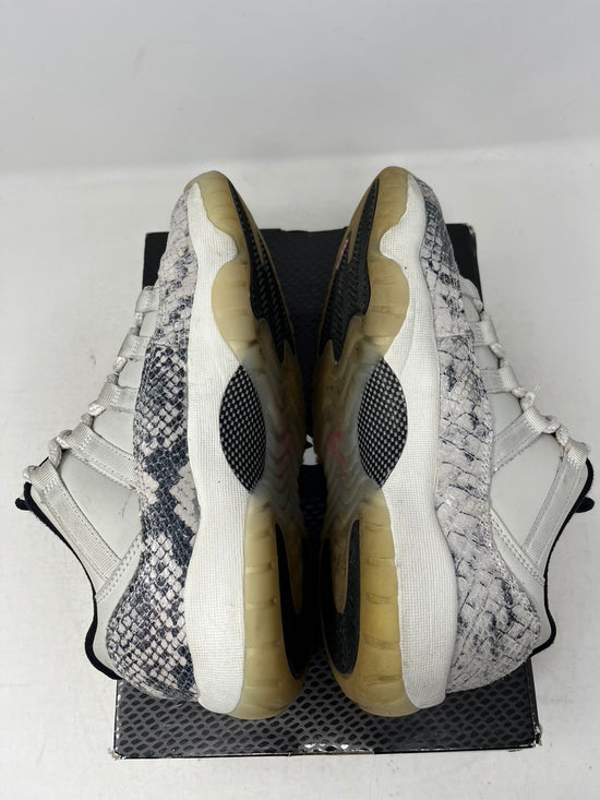 Used Air Jordan 11 Low Snake Light Bone Sz 6y