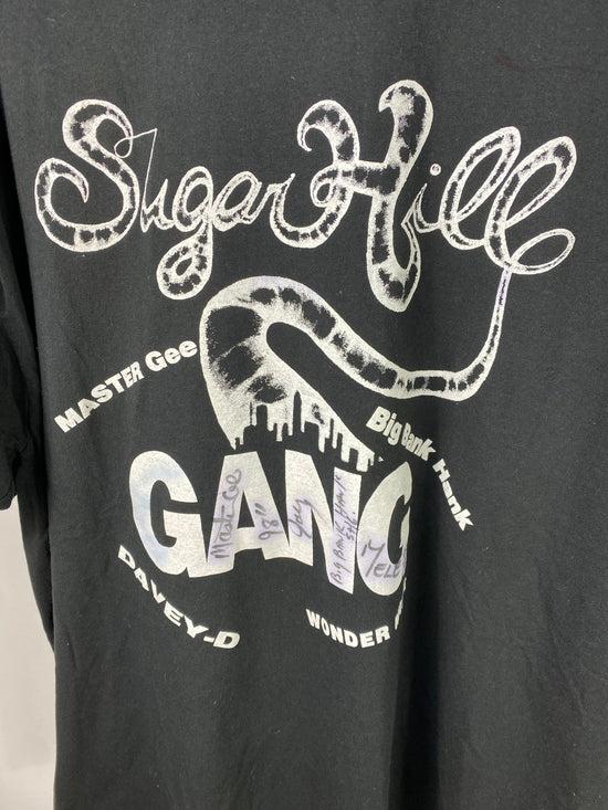 VTG Sugar Hill Gang Autographed Tee Sz XL