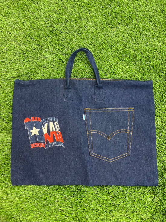 VTG Levis San Antonio Pocket Denim Tote