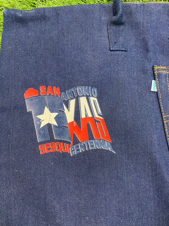 VTG Levis San Antonio Pocket Denim Tote