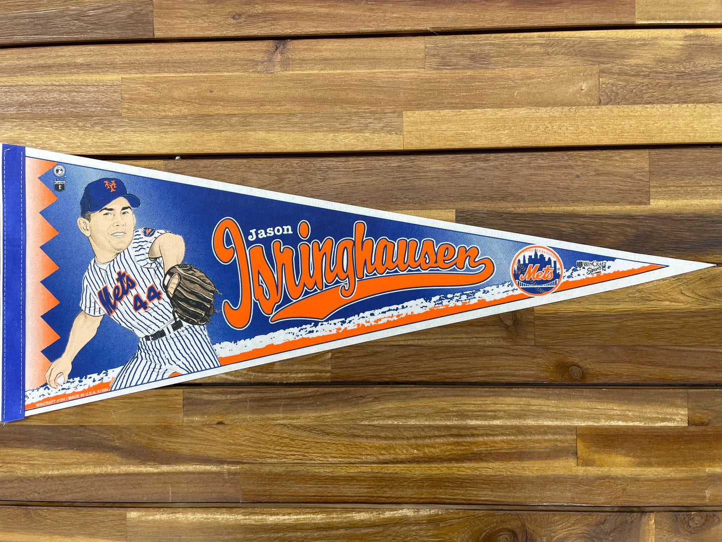 VTG Jason Isringhausen NY Mets Pennant