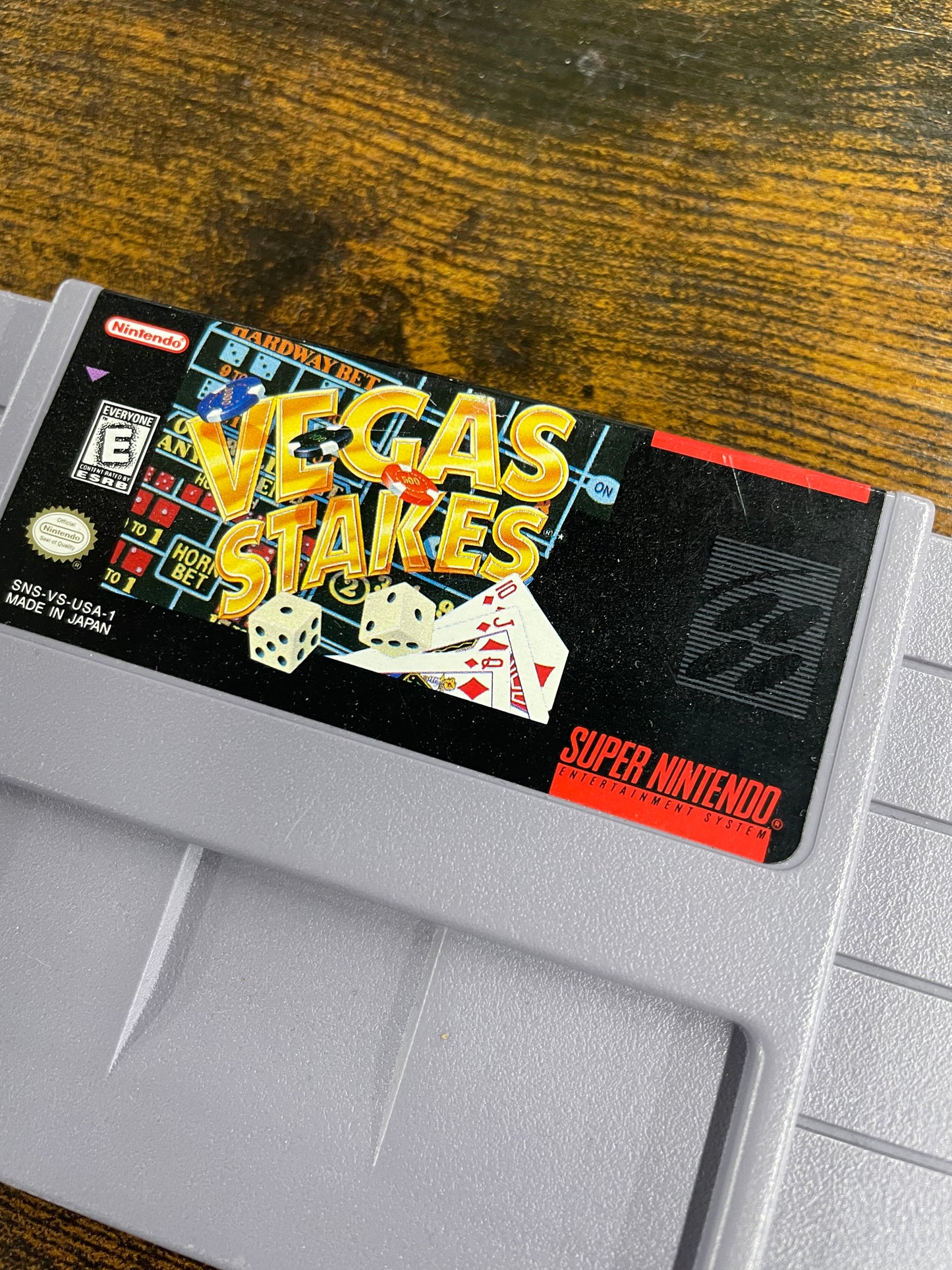 Vegas Stakes SNES Game