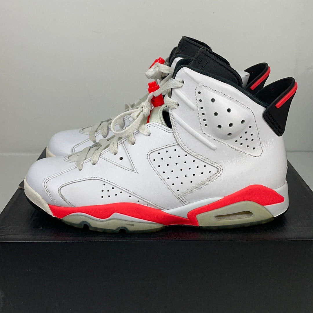 Used Air Jordan 6 Retro 'White Infrared' 2014 Sz 8.5