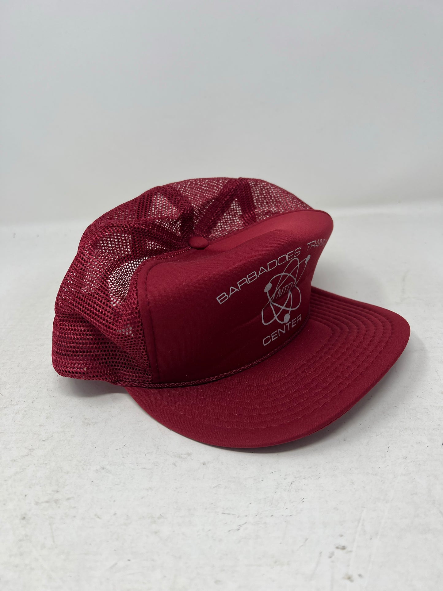 Vtg Barbados Training Center Trucker Hat