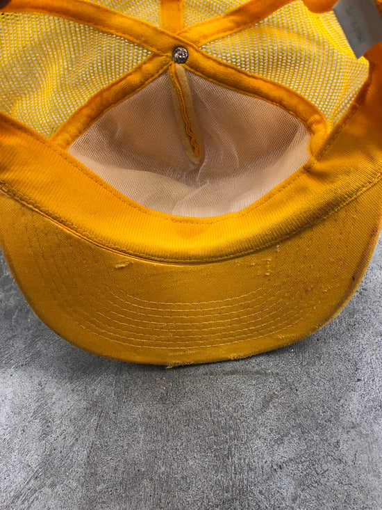 VTG Yellow Police Athletics Teams Trucker Hat