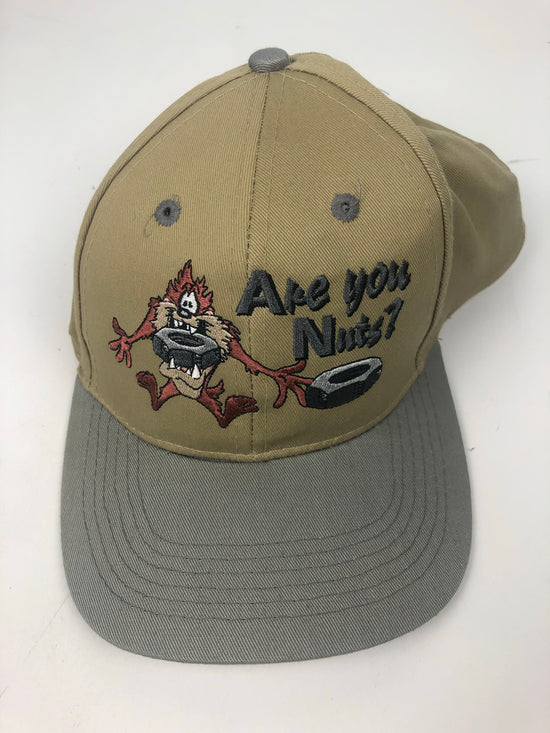 Vtg Taz "Are you Nuts?" Snapback