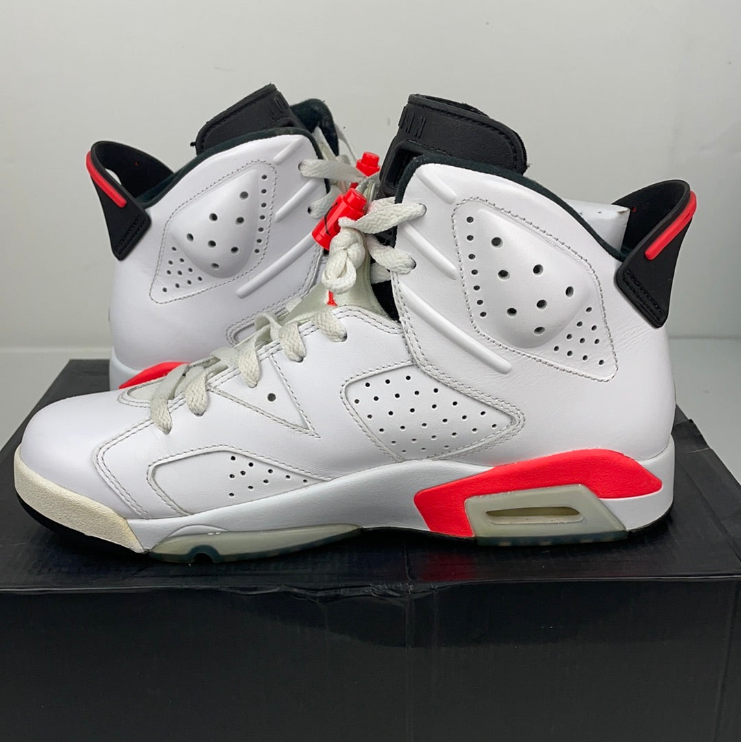 Used Air Jordan 6 Retro 'White Infrared' 2014 Sz 8.5