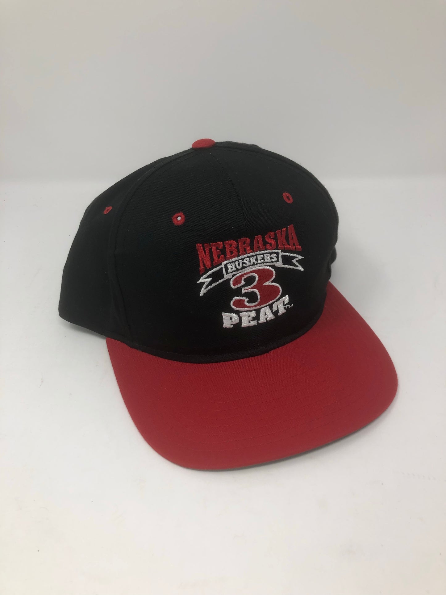 VTG Nebraska Huskers 3 Peat Snapback