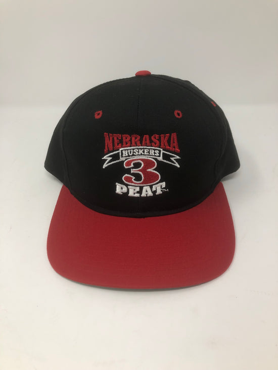 VTG Nebraska Huskers 3 Peat Snapback