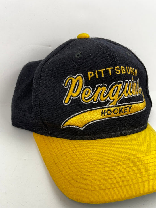 VTG Pittsburgh Penguins Wool Starter Script Snapback