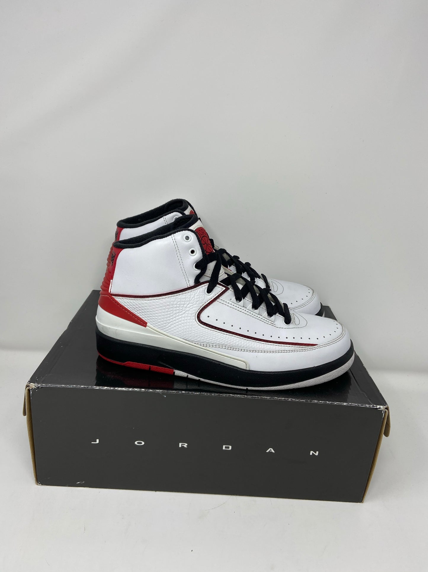 Jordan 2 White Varsity Red (2010) Sz 7