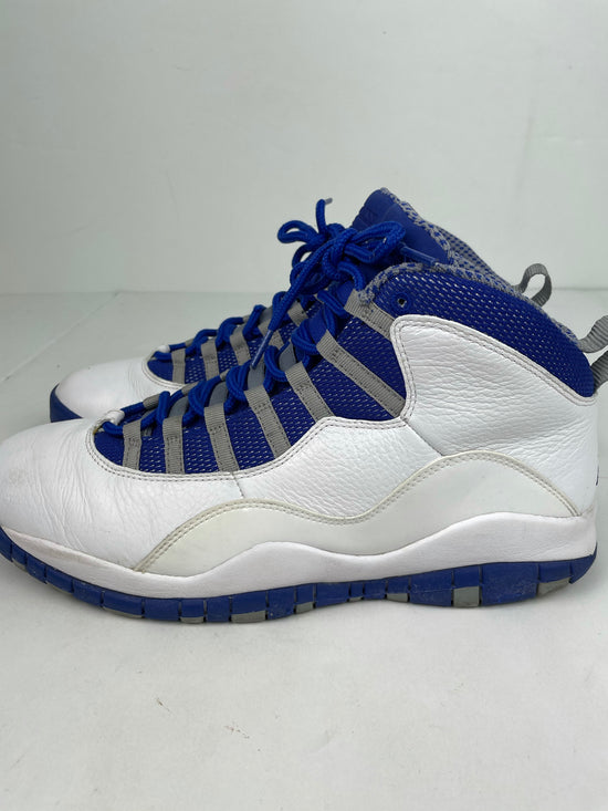 Preowned Air Jordan 10 Retro TXT 'Old Royal' Sz 11