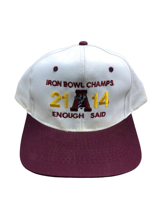 VTG Bama IronBowl Champs 21-14 Snapback Hat