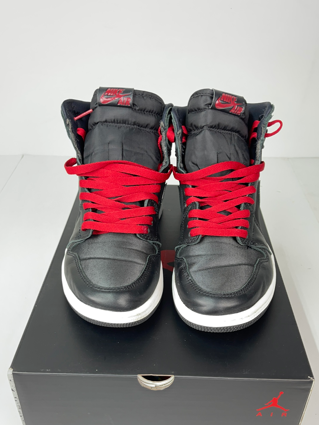 Used Air Jordan 1 Retro High OG 'Black Gym Red' Sz 8.5