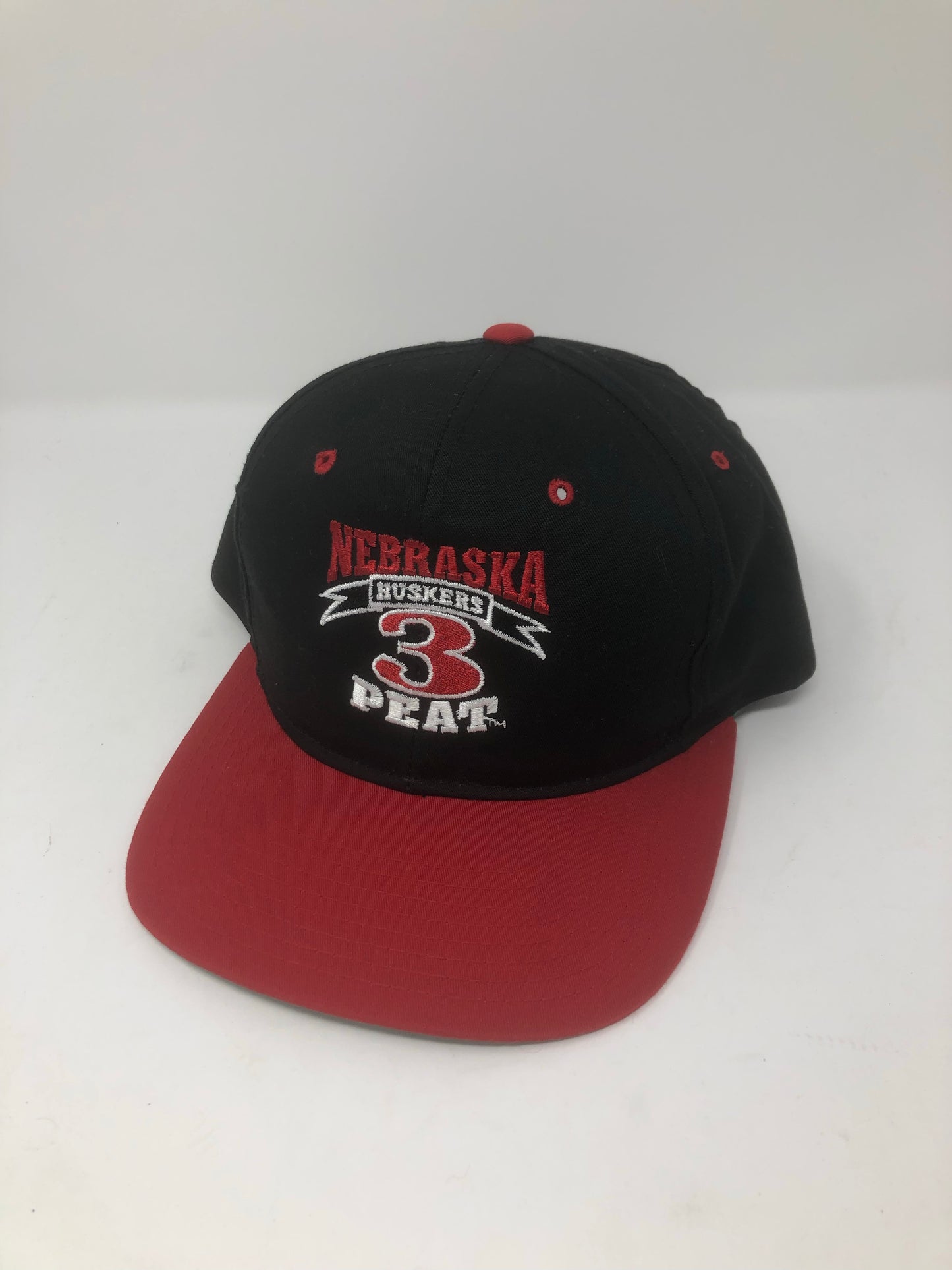 VTG Nebraska Huskers 3 Peat Snapback