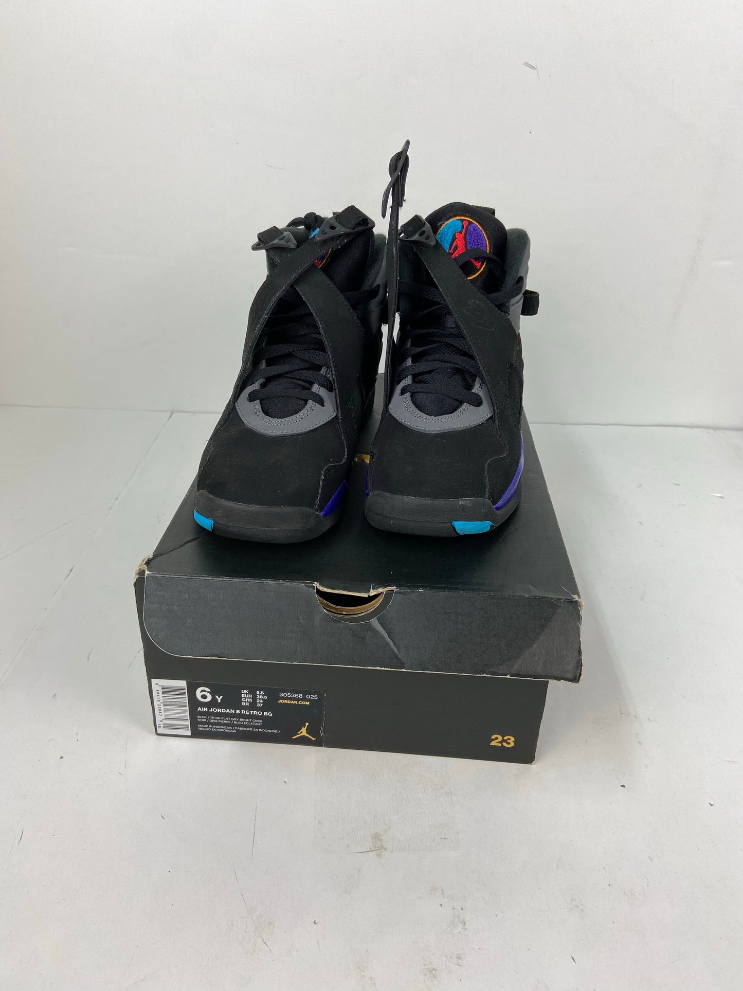 Jordan 8 “Aqua” Sz 6y